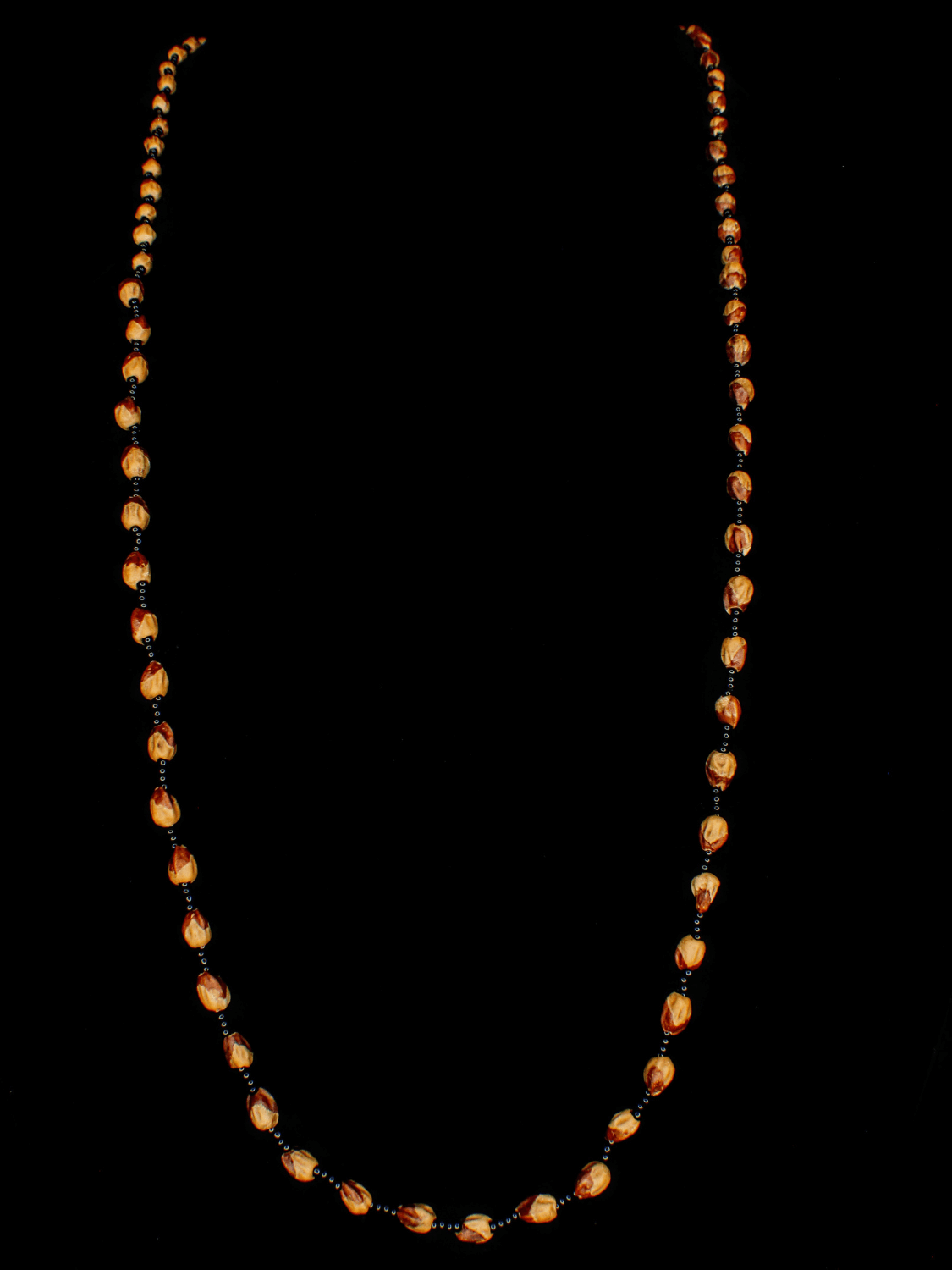 Assorted Color Ghost Bead Necklace