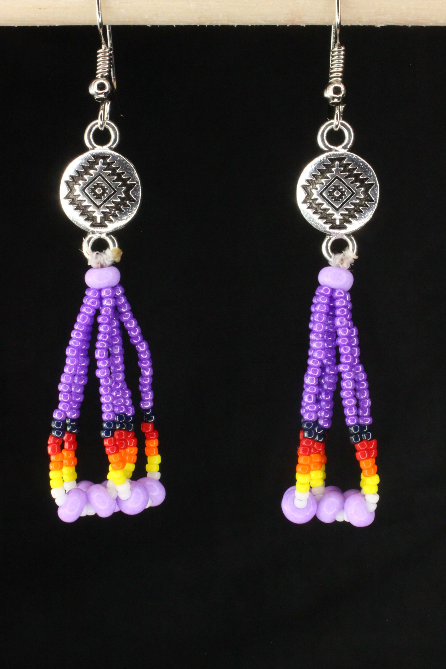 Classic Hand-Beaded Earrings