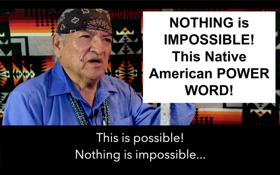 Nothing is impossible! Diné Power Word.