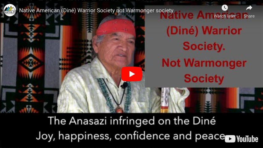 Diné (Navajo) Warrior Society... Not a Warmonger Society