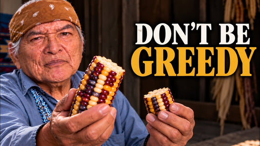 Navajo corn lesson: take the smaller half and don't be greedy