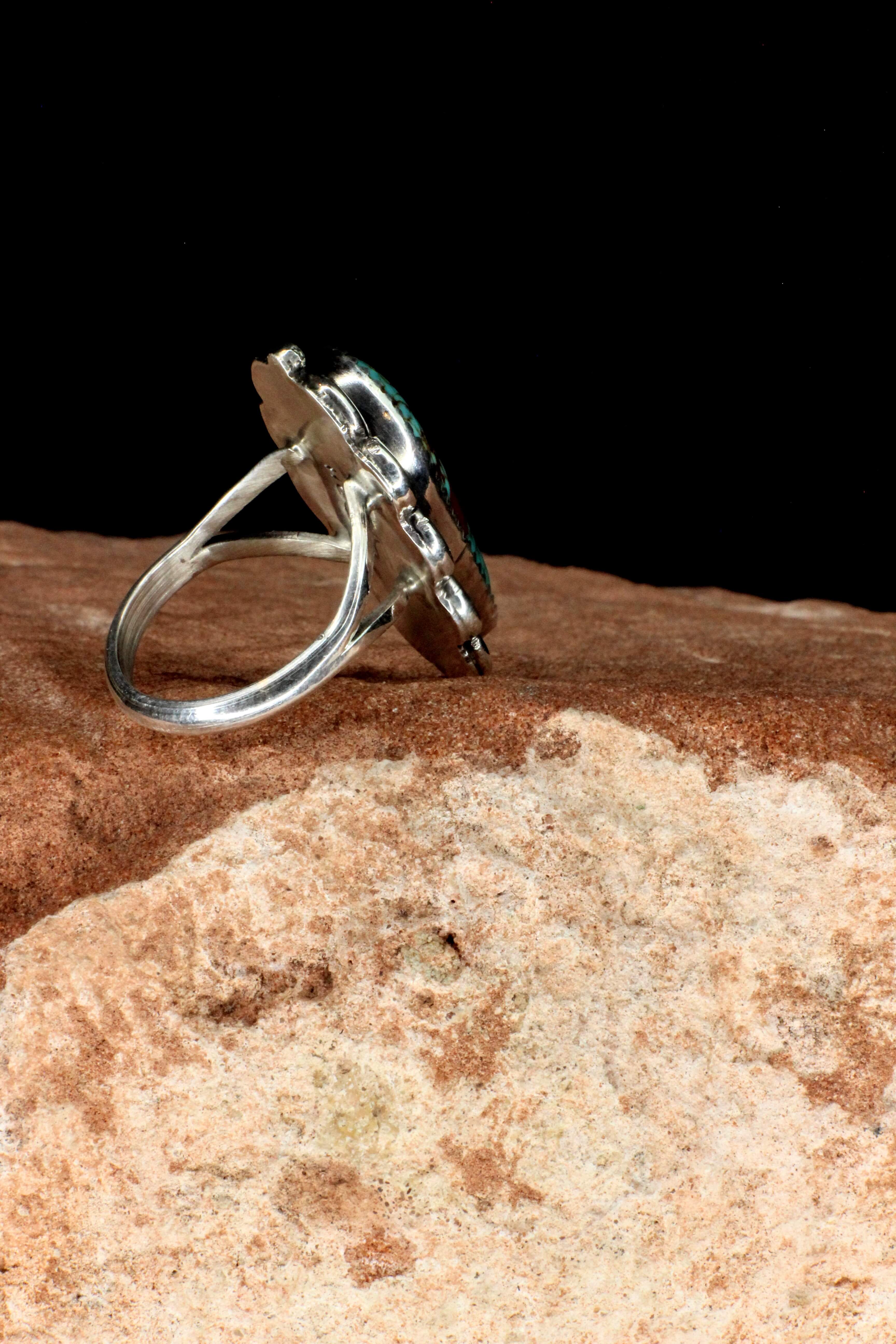 Red Road Ring Size 8 3/4