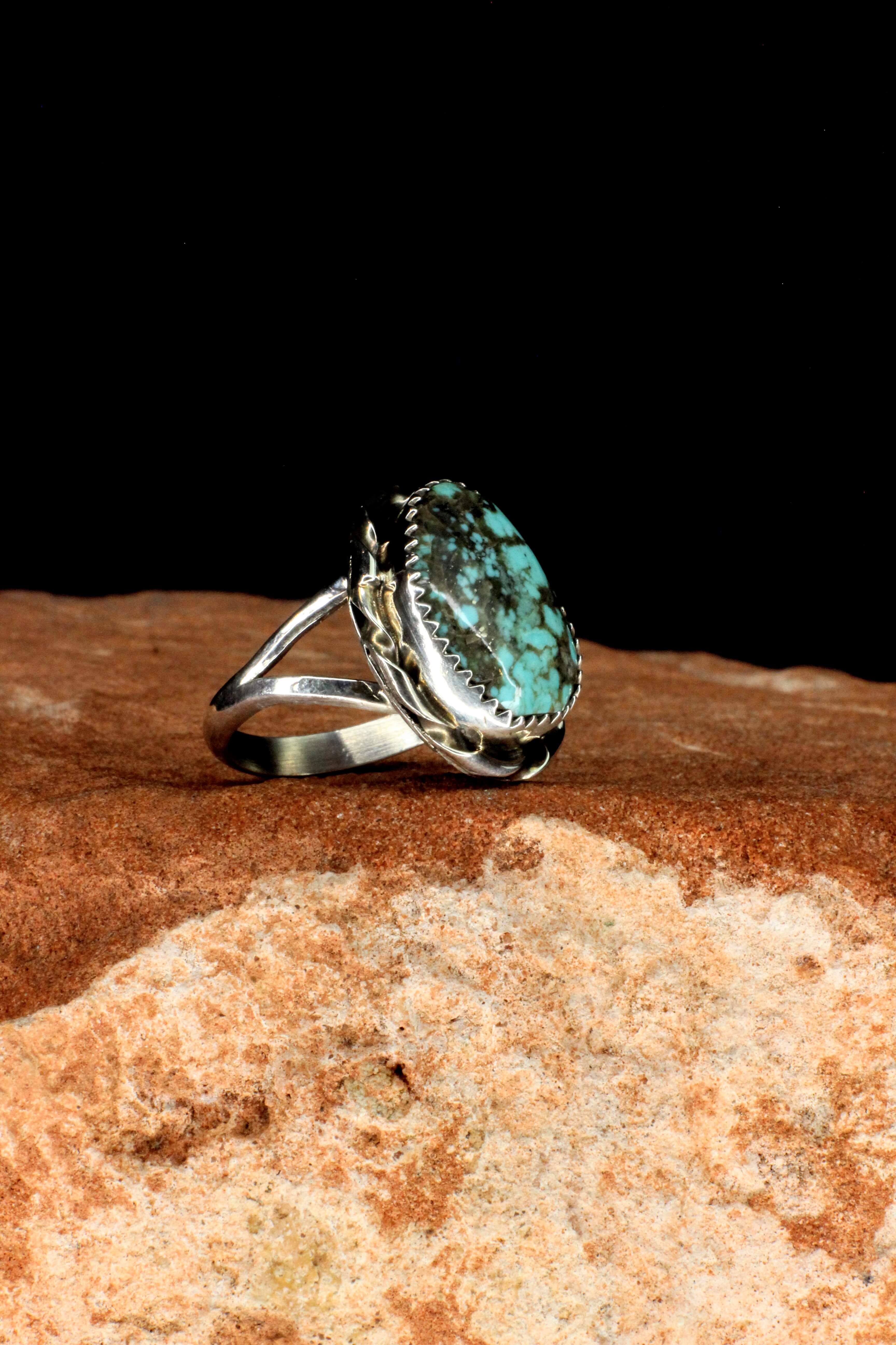 Turquoise Matrix Size 7 Ring