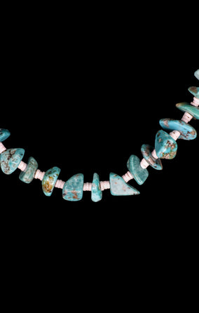Kingman Turquoise Traditional Strand Necklace