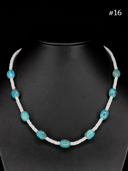 Turquoise Chokers - 18"