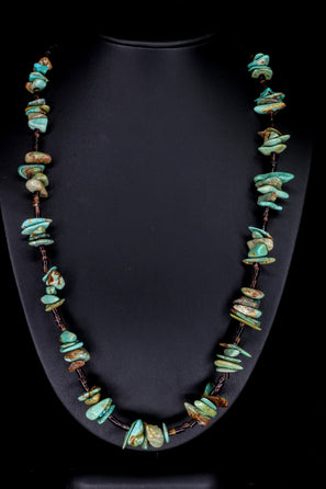 Kingman Turquoise Barbed Elegance Necklace