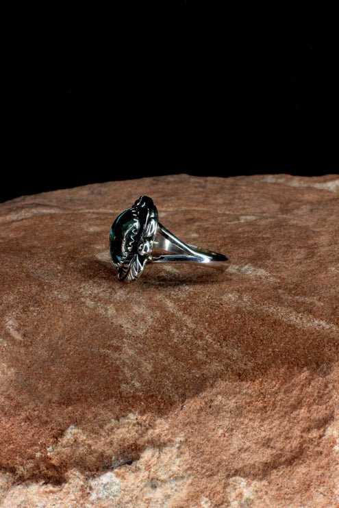 Turquoise Flare Size 7 1/4 Ring