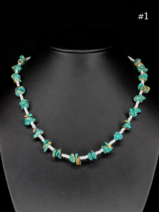 Turquoise Chokers - 18"