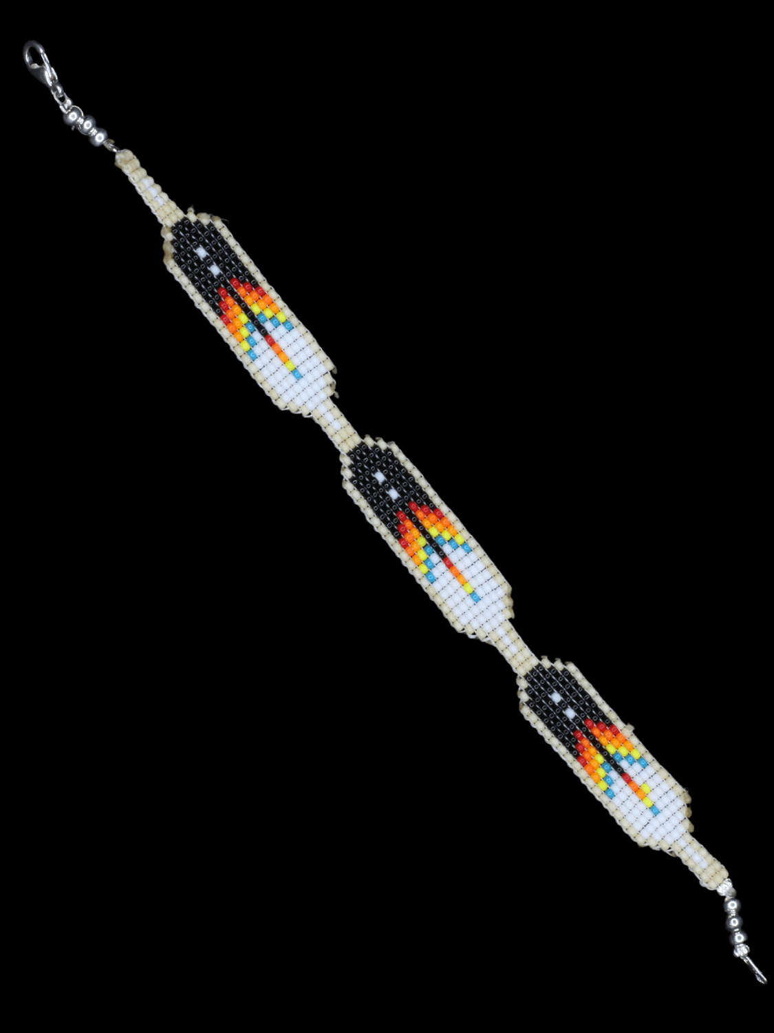 Feather Hand-Beaded Bracelets