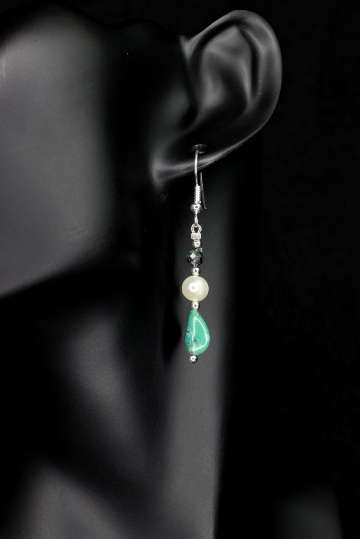 Kingman & Pearl Earrings