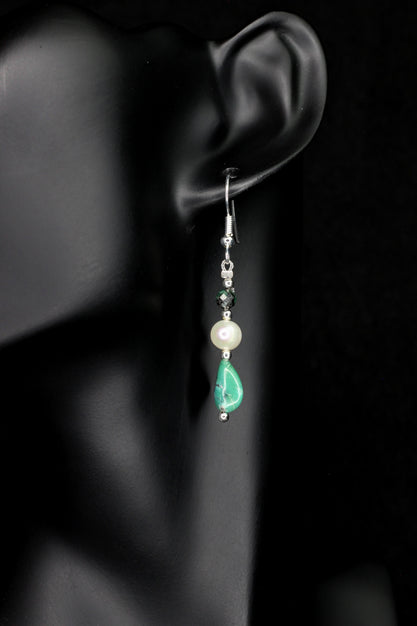 Kingman & Pearl Earrings