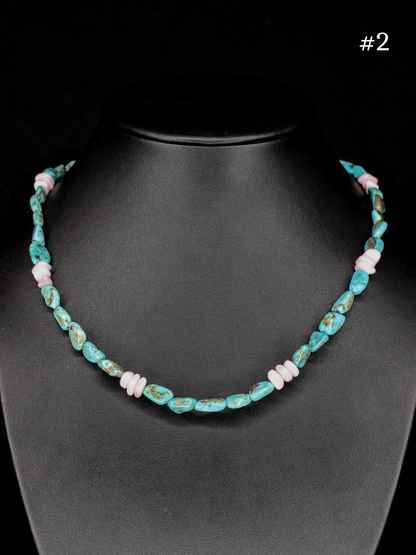 Turquoise Chokers - 18"
