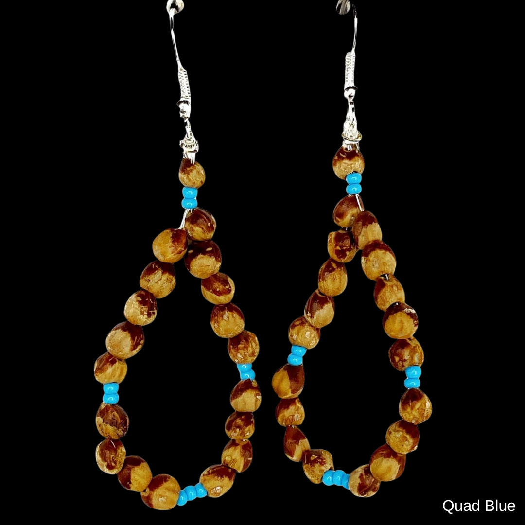 Ghost Bead Earrings