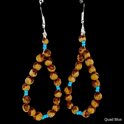Ghost Bead Earrings