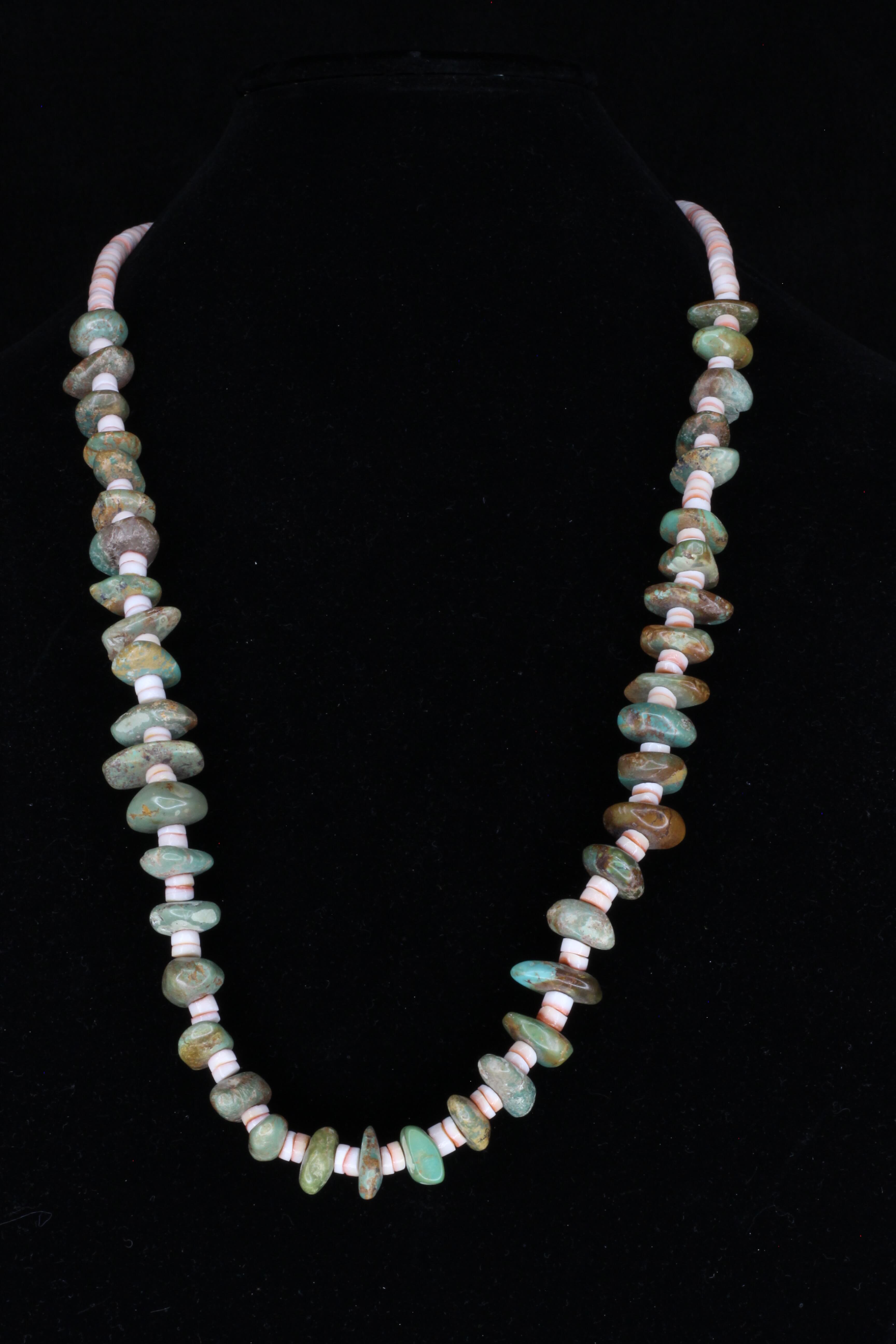 Turquoise & Blush Mesa Necklace – 30.5