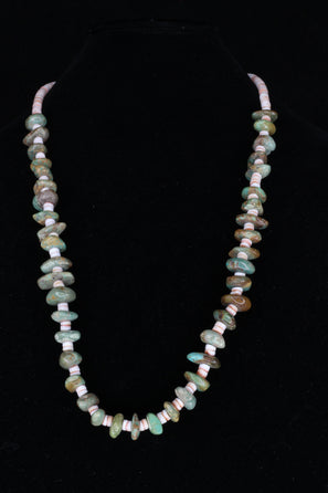 Turquoise & Blush Mesa Necklace – 30.5