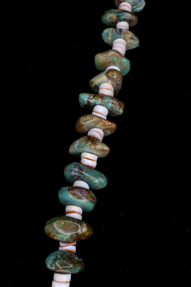 Turquoise & Blush Mesa Necklace – 30.5