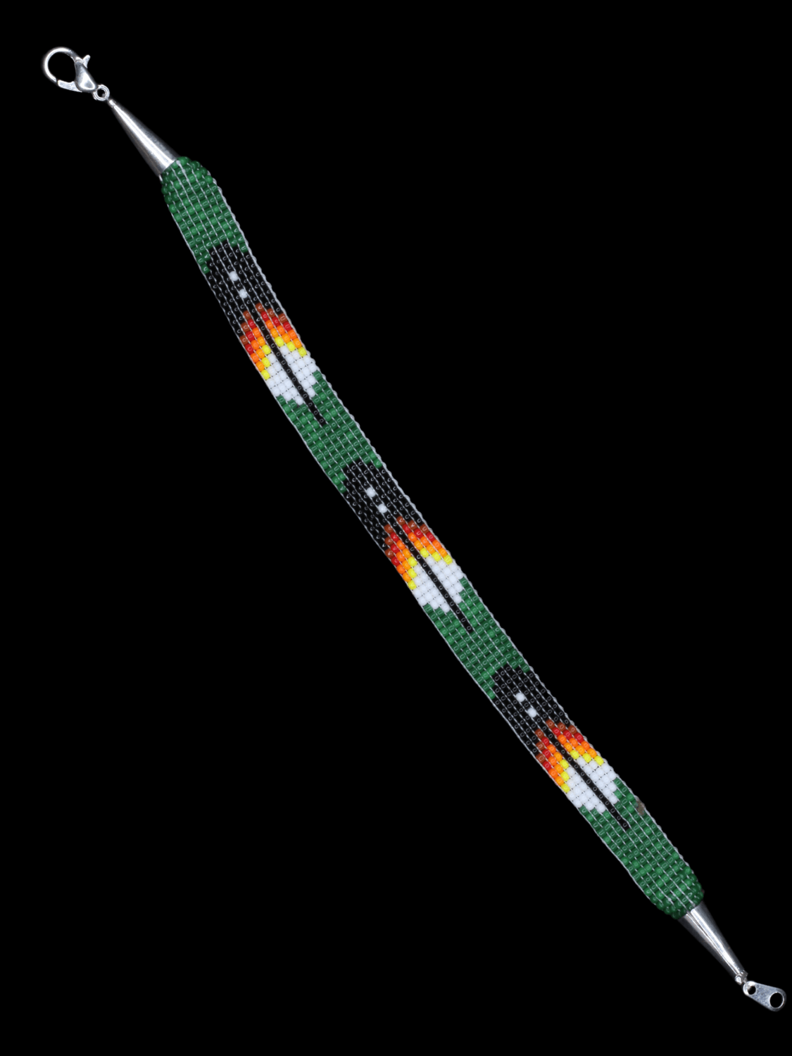 Feather Hand-Beaded Bracelets