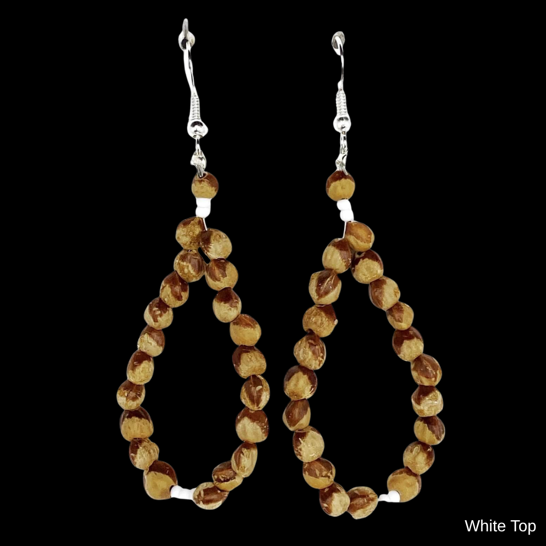 Ghost Bead Earrings