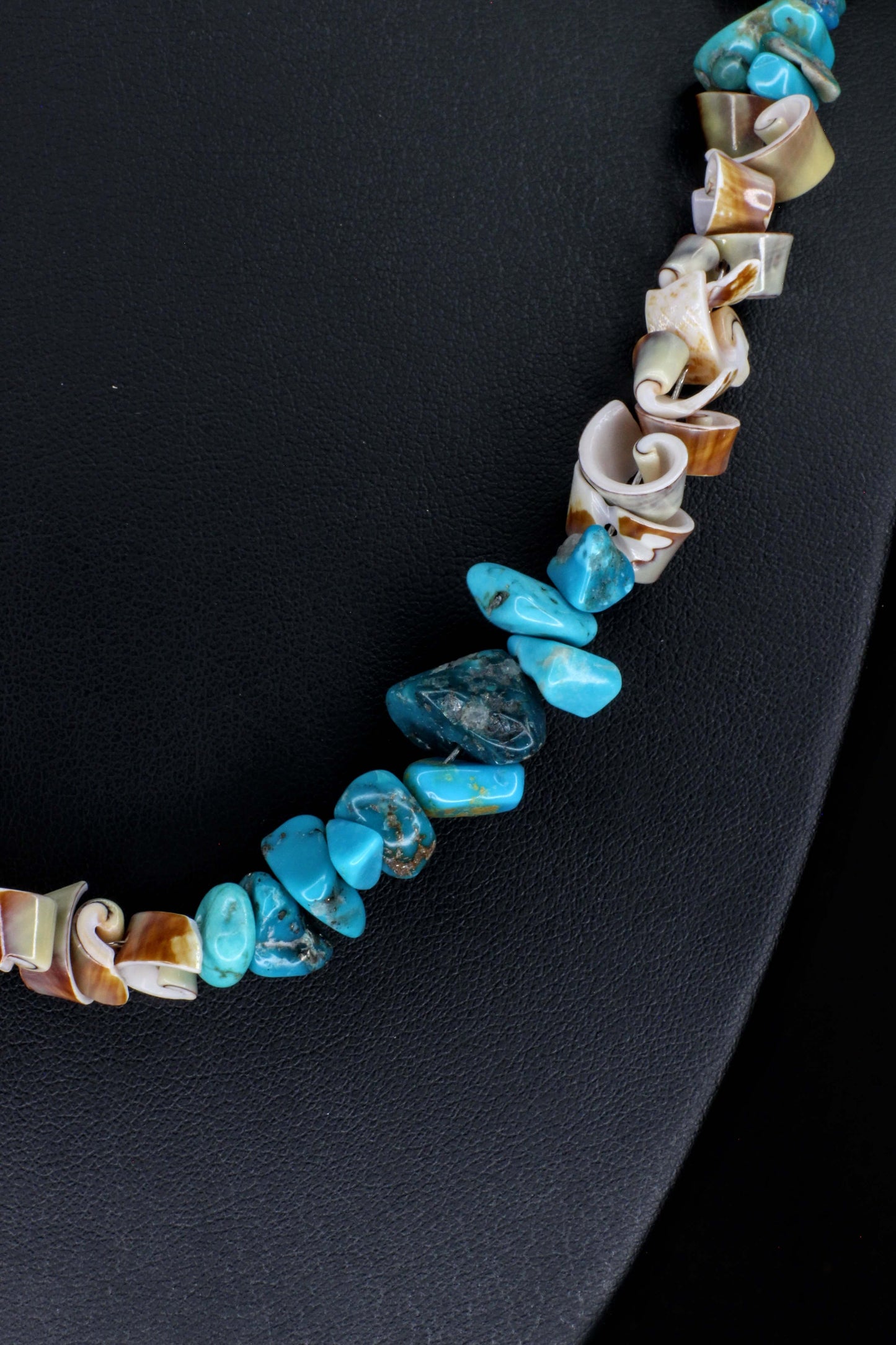 Gulf Turquoise Spiral Necklace