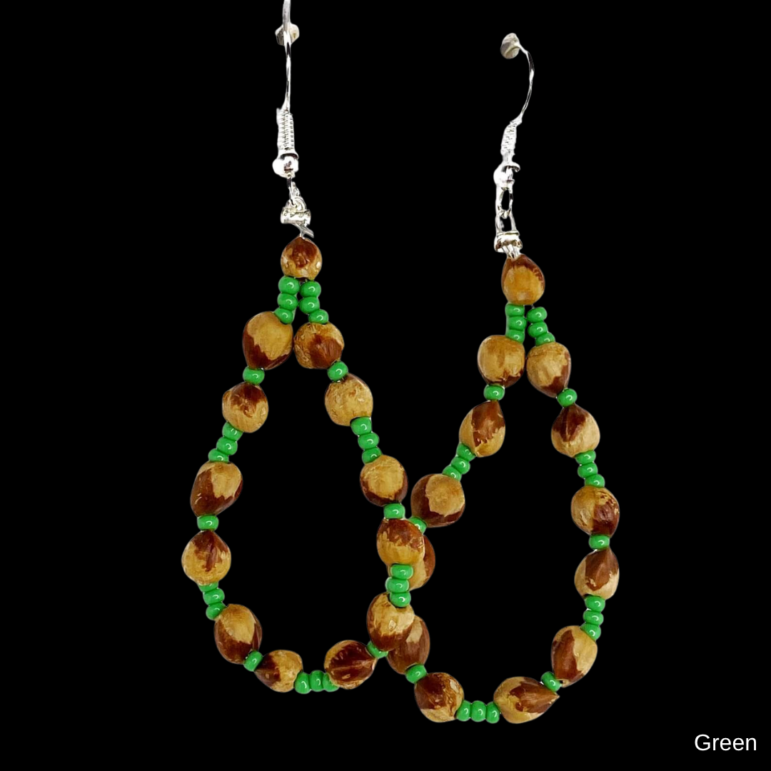 Ghost Bead Earrings