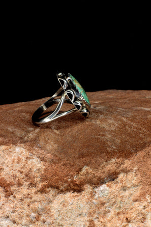 Turquoise Map Size 8 Ring