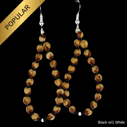 Ghost Bead Earrings