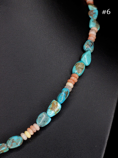 Turquoise Chokers - 18"