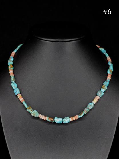 Turquoise Chokers - 18"