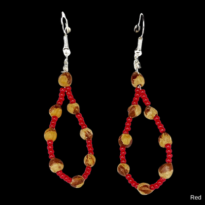 Ghost Bead Earrings