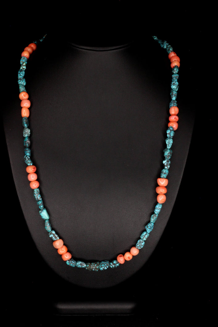 Bamboo Coral & Turquoise