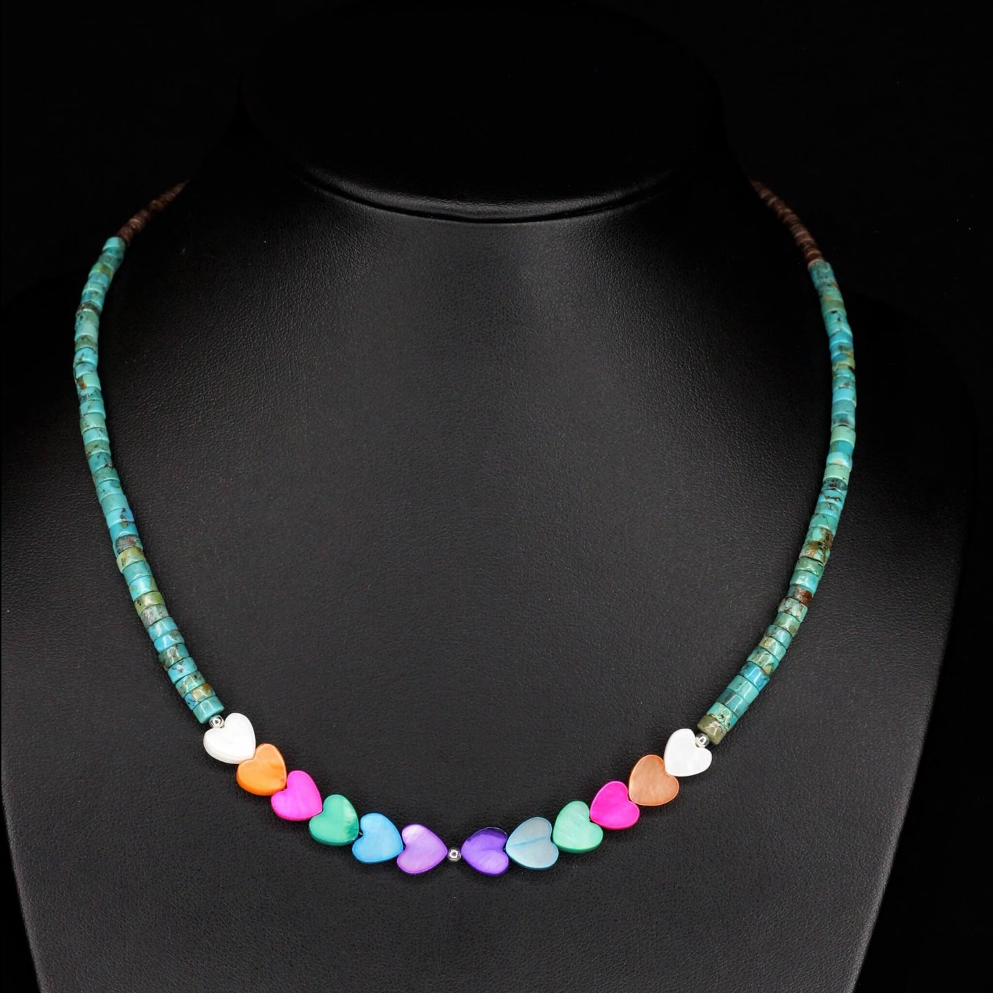 Painted Heart Choker