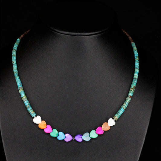 Painted Heart Choker
