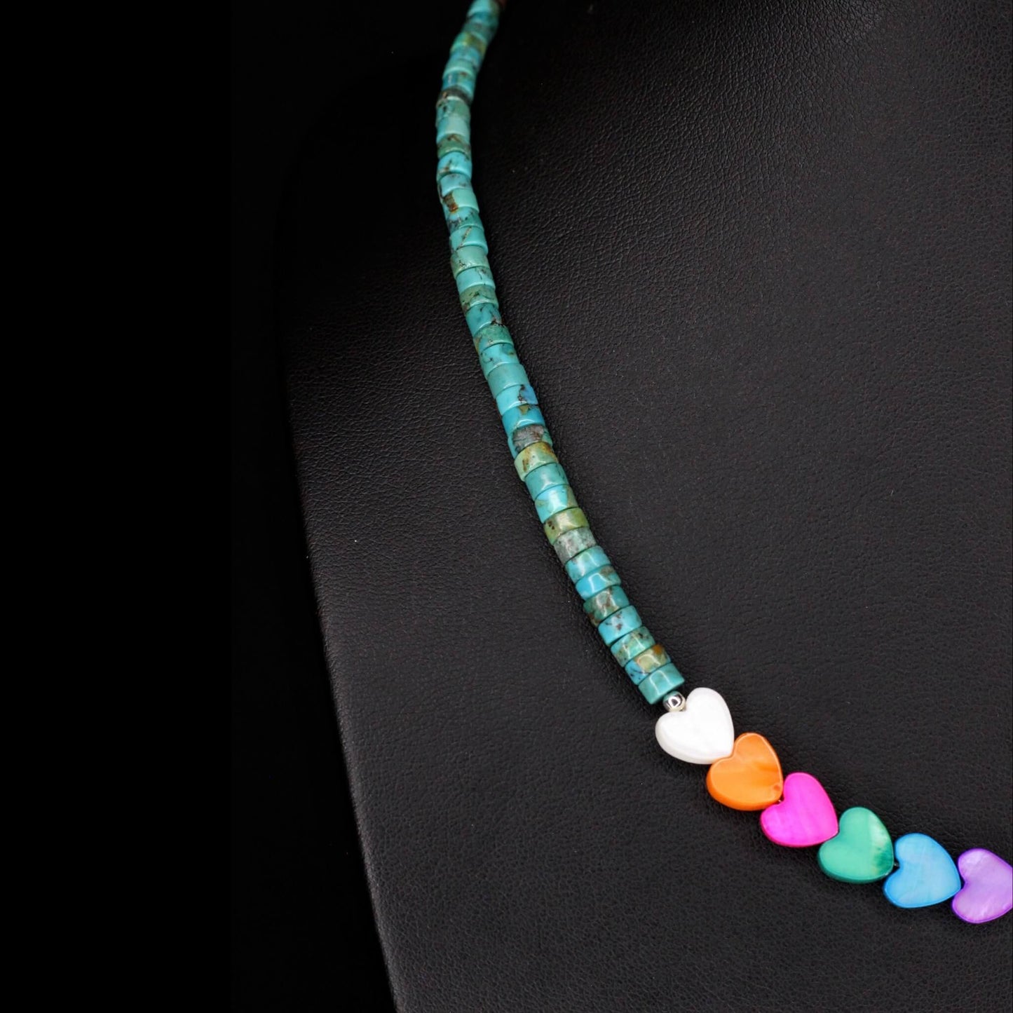Painted Heart Choker