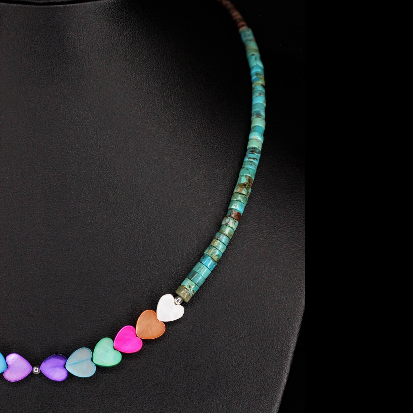 Painted Heart Choker