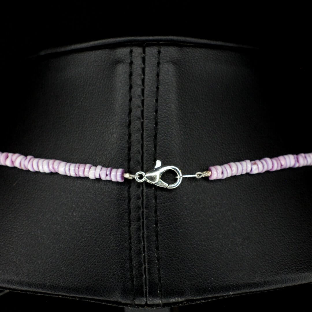 Violet Heishi & Tapered Turquoise Choker
