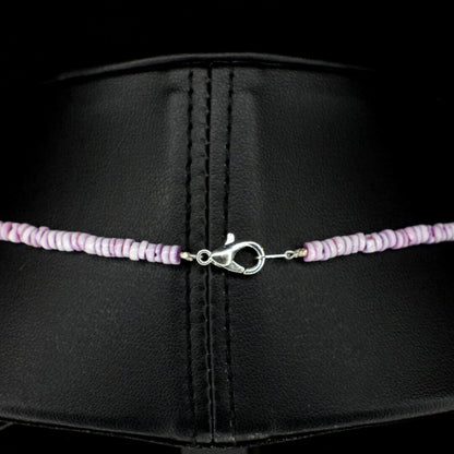 Violet Heishi & Tapered Turquoise Choker