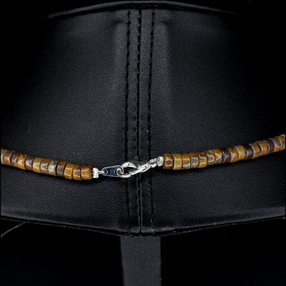Brown Jasper & Tapered Turquoise Choker