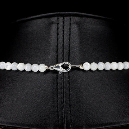 Mother of Pearl Heart & Tapered Turquoise 16" Choker