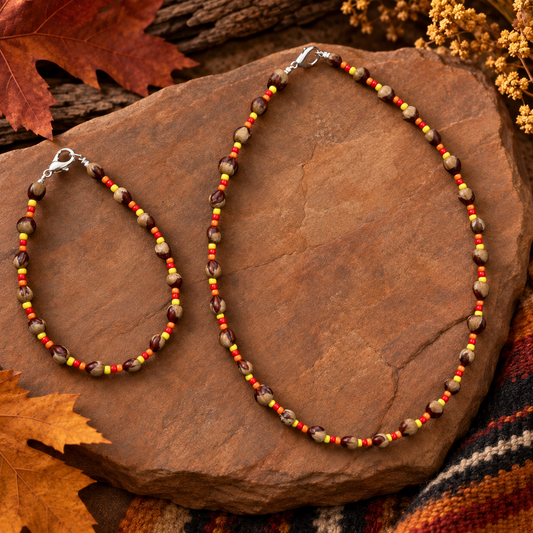 Fall Collection Ghost Bead Set