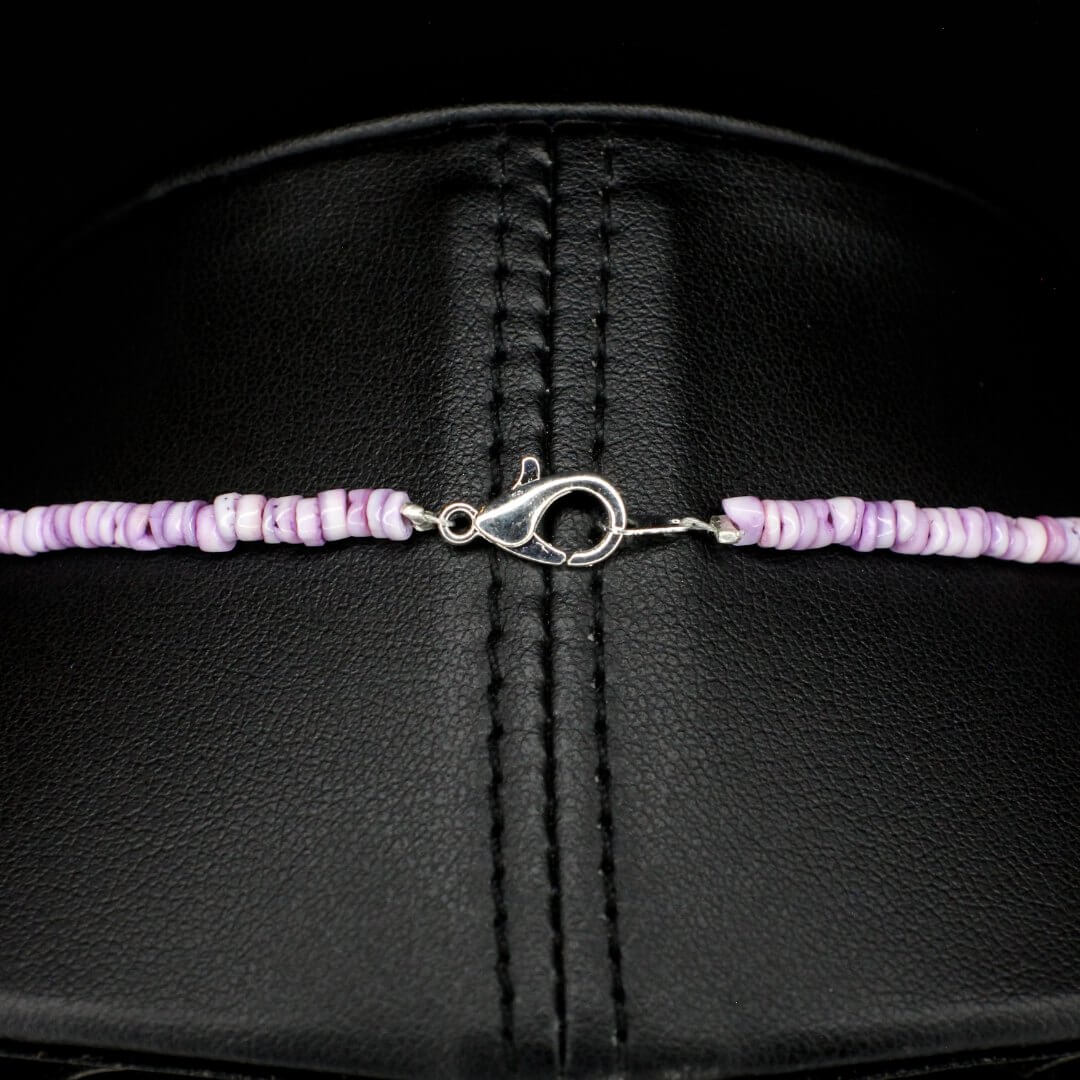 Violet Shell Turquoise Necklace