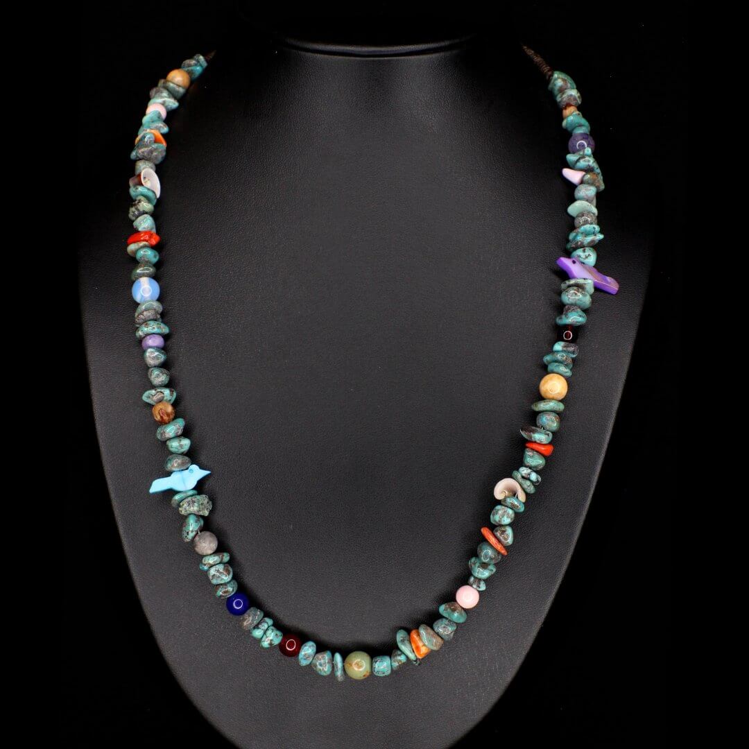 Storyteller's Treasure Turquoise Necklace