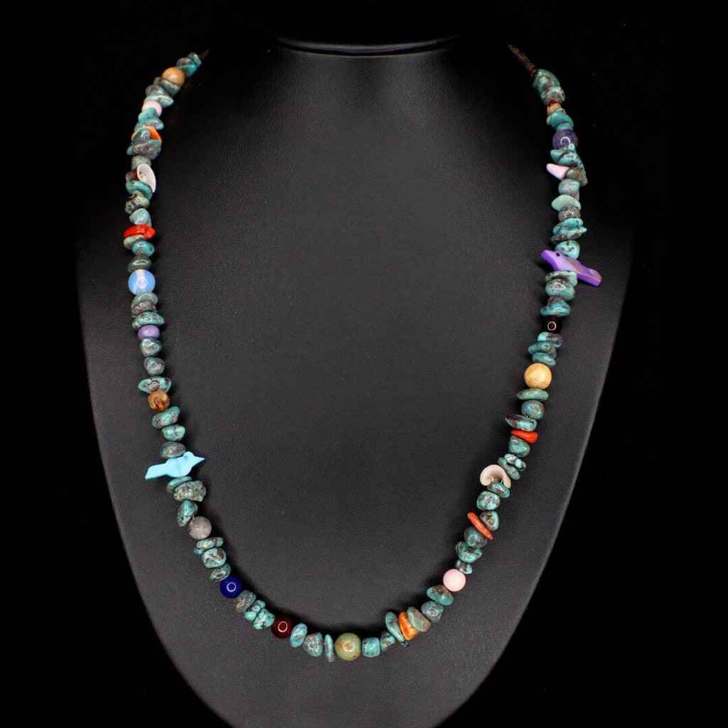 Storyteller's Treasure Turquoise Necklace