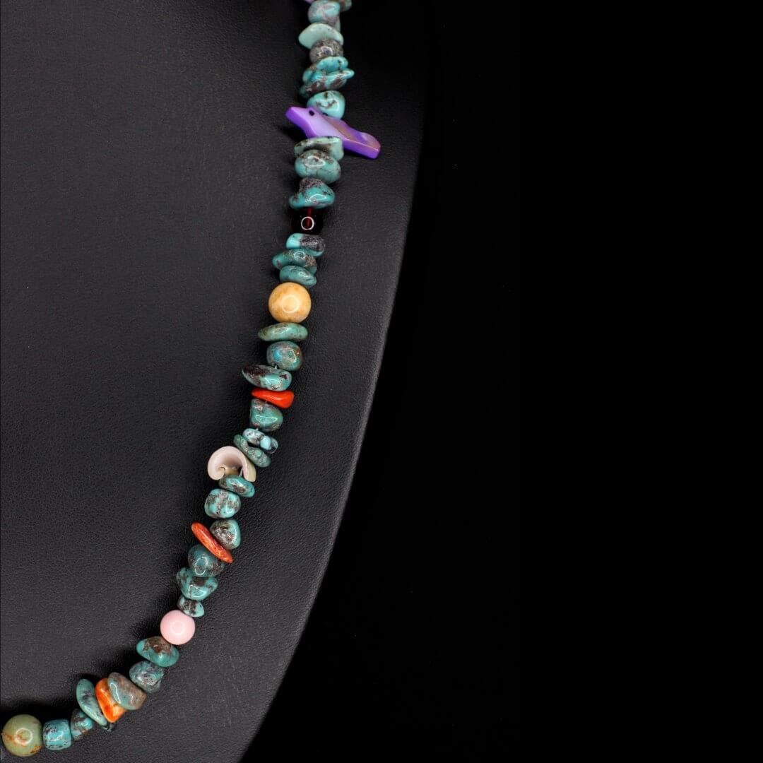 Storyteller's Treasure Turquoise Necklace
