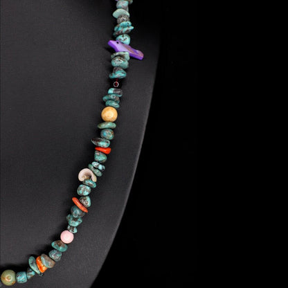 Storyteller's Treasure Turquoise Necklace