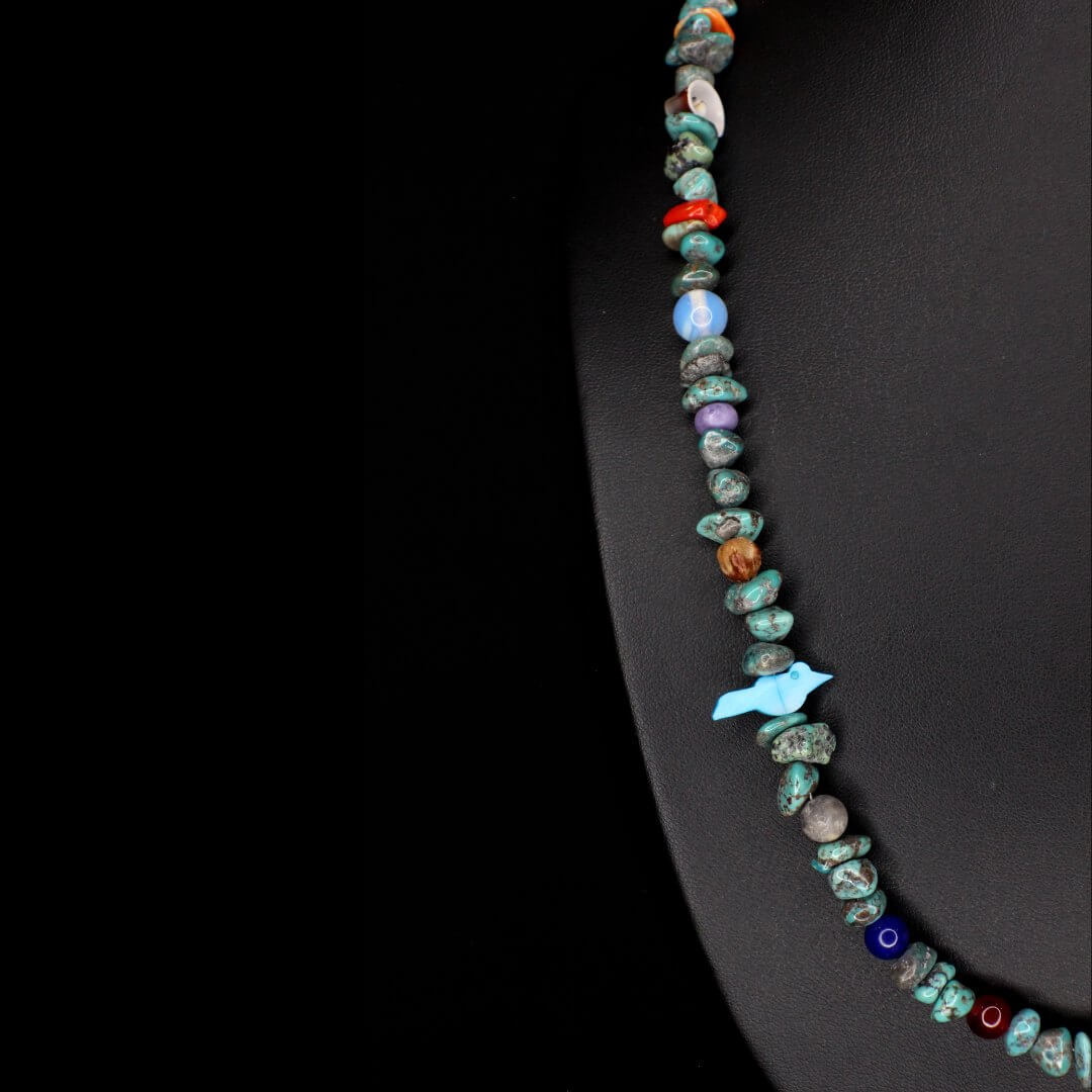 Storyteller's Treasure Turquoise Necklace