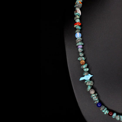 Storyteller's Treasure Turquoise Necklace
