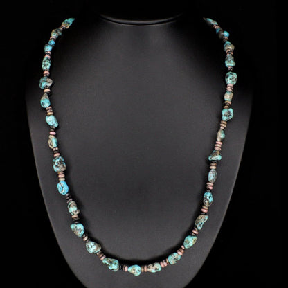 Rhodonite Turquoise Necklace
