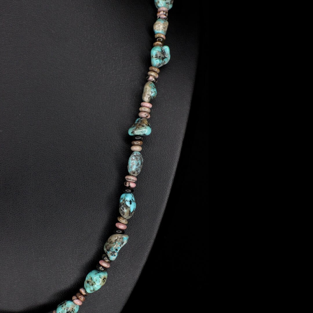 Rhodonite Turquoise Necklace