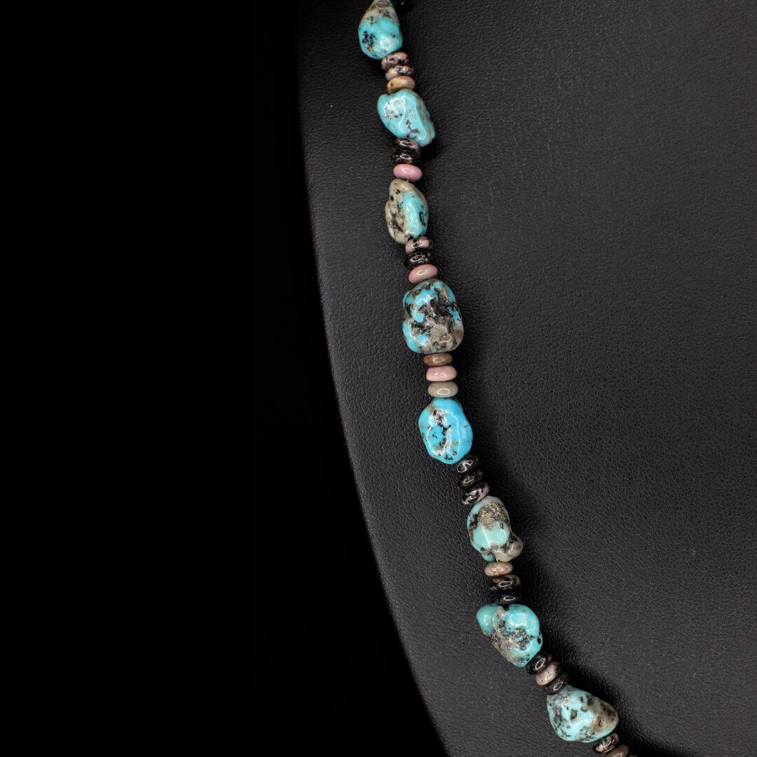 Rhodonite Turquoise Necklace